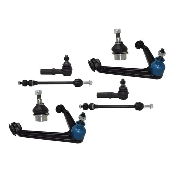 Front Upper Control Arm Outer Tie Rod Ends Sway Bar Links Lower Ball Joints Suspension Steering 8 Pieces Kit Compatible with 4WD Models Fits select: 2002-2005 DODGE RAM 1500