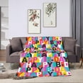 thumbnail image 7 of Happy Birthday Throw Blanket for Couch Sofa Bed - Fleece Blanket Super Soft Flannel Blanket for Kids, Youth, Adults, 7 of 7