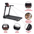 thumbnail image 4 of Sunny Health & Fitness Interactive Slim Folding Treadmill with Advanced Brushless Technology, Enhanced Stabilization, Exclusive SunnyFit App Bluetooth Connectivity, 12-Level Auto Incline, 4 of 9