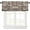 Brown-1, variant on Rustic Brick Wall Valances Set for Kitchen, Village Vintage Farmhouse Country Wall Texture Home Decor Rod Pocket Window Drapes for Living Room Dining Room Office 54x18inch