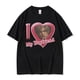 thumbnail image 2 of Camiseta con estampado de I Love My Boyfriend para hombre y mujer, camisa con estampado de León S Kennedy, Harajuku, moderna, 100% de algodón, de gran tamaño, 2 of 5