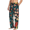 thumbnail image 2 of Bingfone Berries And Flowers Mens All Over Print Sleep Pajama Pants-X-Large, 2 of 9
