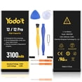 thumbnail image 1 of Yodoit Bater&iacute;a para iPhone 12/12 Pro 3100mAh Bateria Recambio, Aumento del 10% de la Capacidad de la Bater&iacute;a de Li-Ion 0 Ciclos con Kits de Herramientas de Reparaci&oacute;n, 1 of 6