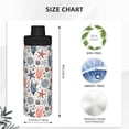thumbnail image 3 of Pofeuu Starfish Shell Print 18oz Sports Insulated Kettle Stainless Steel Vacuum Water Bottle Leakproof Sport Flask, 3 of 7