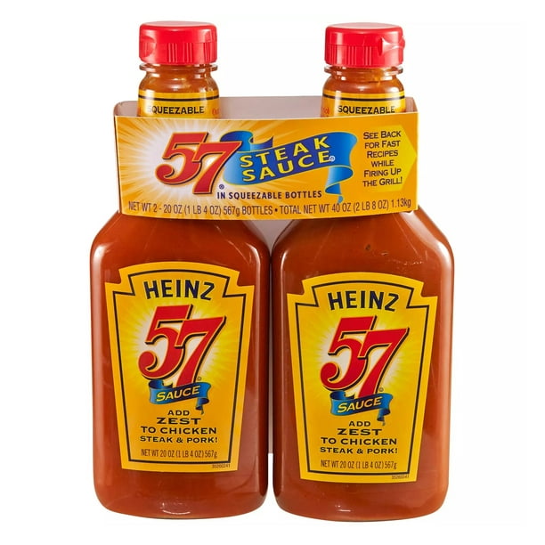 Heinz 57 Sauce (20 oz., 2 pk.) - Walmart.com - Walmart.com