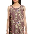 thumbnail image 5 of Moomaya Printed Round Neck Nursing Sleepwear Cotton A-Line Sleeveless Nightdress, 5 of 6