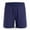 Dark Blue, variant on Mens Casual Shorts, Minimalist Solid Stitched Side Detail, Relaxed Fit for Home Lounging Daily Neighborhood Wear Yellow S