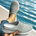 thumbnail image 5 of IUJSOY Walking Shoes Women Soft Sole Sneakers Slip on Mules Shoes Slides for Women Casual Flats, 5 of 7