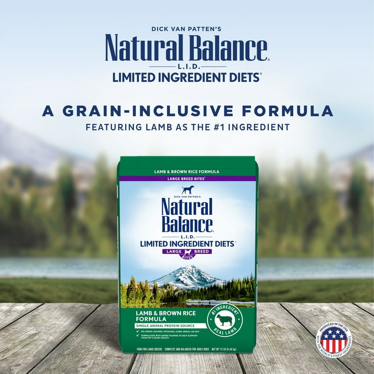 Natural balance lamb cheap and rice large breed