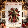 thumbnail image 5 of Festive Quilted Christmas Door Hanging DIY Sewing Kit，Scarlet Cardinal Song | 3D Padded Patchwork Sewing Set for Beginners, DIY Christmas Fabric Wall Hanging Kit, 5 of 8