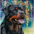 thumbnail image 2 of CafePress - Rottweiler Painting Water Bottle - Stainless Steel Water Bottle, Sports Bottle, 1.0L, 2 of 5
