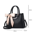 thumbnail image 6 of Women's Solid Color Fashionable Woven Handbag Elegant Crossbody Bag with Adjustable Strap Tote Shoulder Bags, 6 of 6