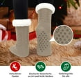thumbnail image 4 of Cuddly socks for women, fluffy house socks, non-slip stopper socks, winter socks, Christmas socks, with ABS sole and warm cabin socks, 1 pair, 4 of 5