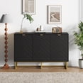 thumbnail image 2 of GloryStar Buffet Moderne de 31,5 Po, Armoire de Rangement en Bois avec Tablette Réglable, Crédence d'Accent pour l'Entrée Ou le Salon, 2 of 8