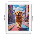 thumbnail image 2 of Paint by Numbers Kit for Adults, Dog Colorful Urban Street Joyful Run Paint by Numbers, Easy Paint by Numbers Kit for Adults Beginner, DIY Adult Paint by Number Kits on Canvas, Home Decor, 2 of 7