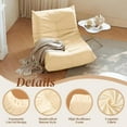 thumbnail image 3 of Kosynda Bean Bag Chairs for Adults, Giant BeanBag Chair with Memory Foam Filled, Comfy Bean Bag Sofa for Living Room, Bedroom, Office, White, 3 of 7
