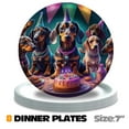 thumbnail image 6 of Dachshund Birthday Supplies Plates Decorations Decor Backdrop Banner Cake Topper Fans, 6 of 6