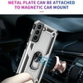 thumbnail image 3 of Allytech Rugged Case for Samsung Galaxy S23 Plus, Military Grade Protection Shockproof Cover with Metal Rotatable Ring Stand, Magnetic Car Mount Holder Case for Samsung Galaxy S23 Plus - Silver, 3 of 7