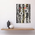 thumbnail image 4 of Black and White Stripes Abstract Wildflower Garden Living Room Large Wall Art Poster Print Thick Paper 18X24 Inch, 4 of 5