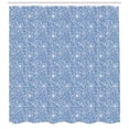 thumbnail image 3 of Ambesonne Turtle Shower Curtain, Turtle with Mollusk, 69"Wx75"L, Pale Blue and White, 3 of 3