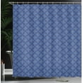 thumbnail image 3 of Ambesonne Royal Blue Shower Curtain, Ornament Circular Floral, 69"Wx84"L, Dark Lavender and Violet, 3 of 4