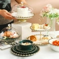 thumbnail image 4 of pitrice European Style Ceramic Cake Stand Fruit Rack Serving Tray for Snack White, 4 of 9