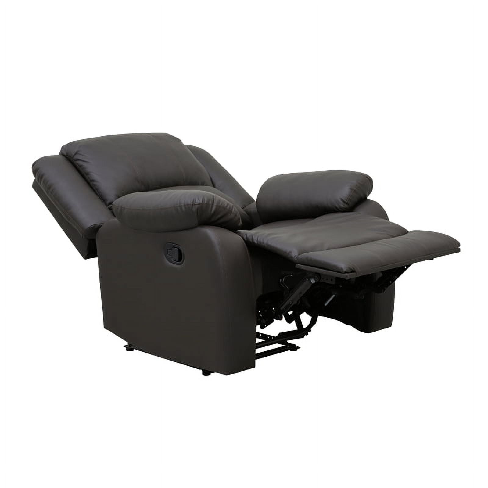 Lexicon Fairview Polished Microfiber Upholstered Manual Recliner