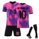 thumbnail image 1 of Kids Soccer Jersey Soccer Jersey Home Away Training Jersey 21/22 20 21 Pink Kit Neymar 10 20 21 Pink Kit Neymar 10 S, 1 of 2
