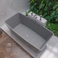 thumbnail image 5 of ALFI brand ABCO71TUB 71" Solid Concrete Rectangular Freestanding Bathtub, 5 of 10