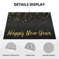 thumbnail image 3 of Fotbe Happy New Year Alfombrilla de Secado para Cocina con Estampado, 18x24 Pulgadas, 3 of 7