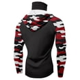 thumbnail image 4 of Domuza Men's Hooded UPF Rash Guard Long Sleeve Quick Dry Lightweight Cooling Sun Protection Fishing Shirt with Face Mask Hot Pink L, 4 of 4