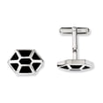 thumbnail image 1 of Boutons de Manchette Noirs en Acier Inoxydable, Maillon de Manchette, Collier, Reste, 1 of 6