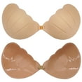thumbnail image 3 of Women Bra Strapless Breathable Lightweight Front Close Backless Bra Push up Bra, 3 of 10