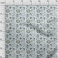 thumbnail image 3 of oneOone Polyester Lycra Sky Blue Fabric English Breakfast Sewing Craft Projects Fabric Prints By Yard 56 Inch Wide, 3 of 5
