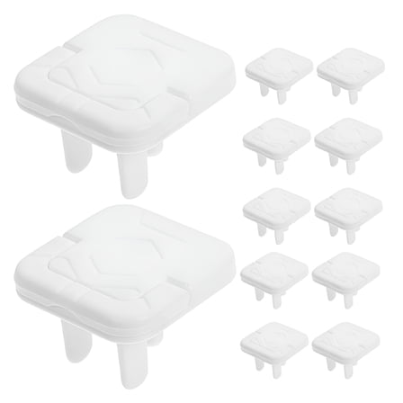 LAMIRO 15pcs Electric Outlet Covers Child Proofing Outlet Safety Covers Outlet Plugs Covers (3-Prong Style)