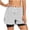 White-PANTS, variant on Inverlee Polka Dot Print 2-in-1 Running Shorts for Women Elastic Waist Athletic Workout Bottoms Wine L
