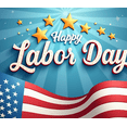 thumbnail image 4 of Colorful Flag Happy Labor Day Banner Polyester Material Patriotic Theme Decorative Design for Holiday Celebration Indoor Event Party Decoration, 4 of 7