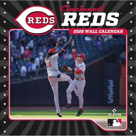 Cincinnati Reds 2026 12×12 Team Wall Calendar (Paperback)