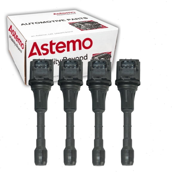 4 pc Hitachi IGC0003 Ignition Coils for 22448-JA10A 22448-JA10C C1670 E1050 Spark Plug Wire Boot Fits select: 2015-2018 NISSAN PATHFINDER, 2017-2018 NISSAN MURANO