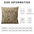 thumbnail image 5 of GOSMITH  Decorative Throw Pillow Covers Soft Plush Faux Wool Couch Pillow Covers for Home, Khaki, 5 of 5