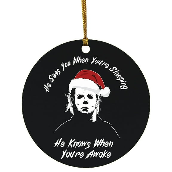 Michael Myers Horror Movie Ornament for Christmas Tree