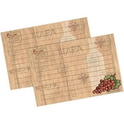 4" X 6" Recipe Card, Napa Valley