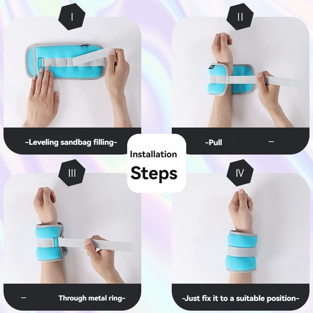 Fitness Equipment Portable Sandbag Ankle Wrist Weights Sandbag Equipments Exercise Fitness Load Running Yoga Dancing C