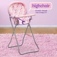 thumbnail image 2 of Dolls To Play Baby Doll Nursery Playset 4-Piece Set Bed Carrier High Chair Rocking Seat for 12-18 Inch Dolls, Kids Role Play Toy Purple, 2 of 8