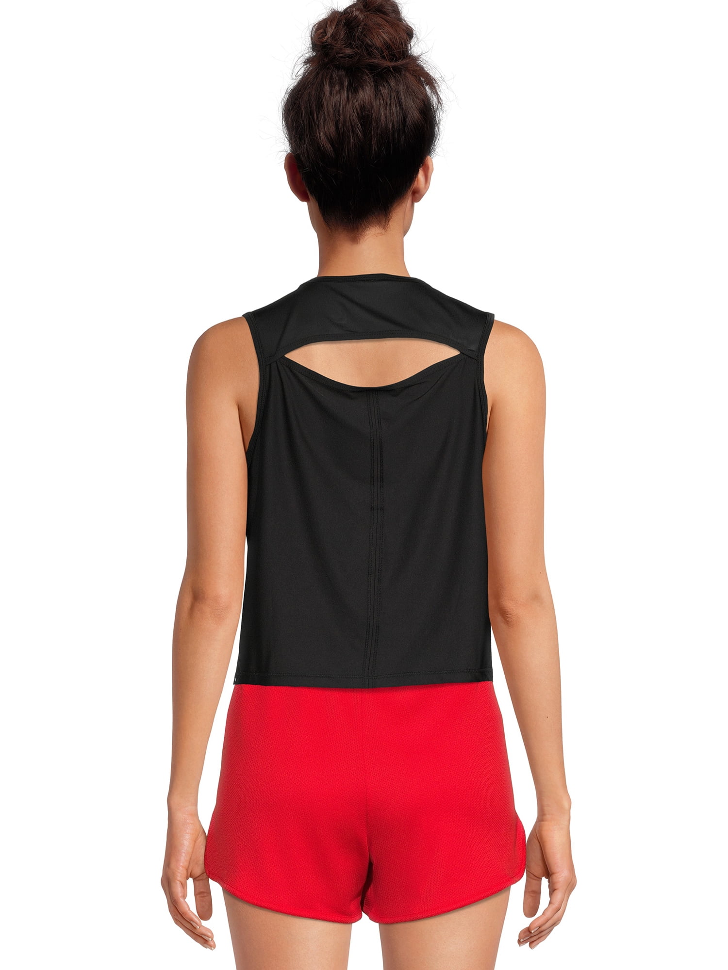 Avia Women's Cutout Back Cropped Tank Top