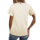 thumbnail image 4 of Top con cuello en V para mujer, elástico, suave, transpirable, Retro, moda clásica, cuello en V, pantalón corto informal holgado, Top de manga albaricoque XXL, 4 of 6
