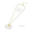 A Z Bubble Letter Necklace Gold Balloon Initial Necklaces Rhinestone