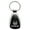 Black, variant on Honda CR-X Keychain & Keyring - Red Teardrop