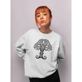 thumbnail image 2 of Celtic Tree Of Life Impression . Sweatshirt Women -Image by Shutterstock, Female Small, 2 of 4
