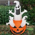 thumbnail image 1 of Fantasma inflable gigante de 5,9 pies para decoración de patio de Halloween (estándar australiano) Tmvgtek Para estrenar, 1 of 6